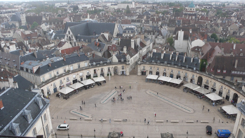 For one of the best perspectives on Dijon, climb the winding staircase of the 15th-century tower that looks out over the city.  (Source: MRNY)